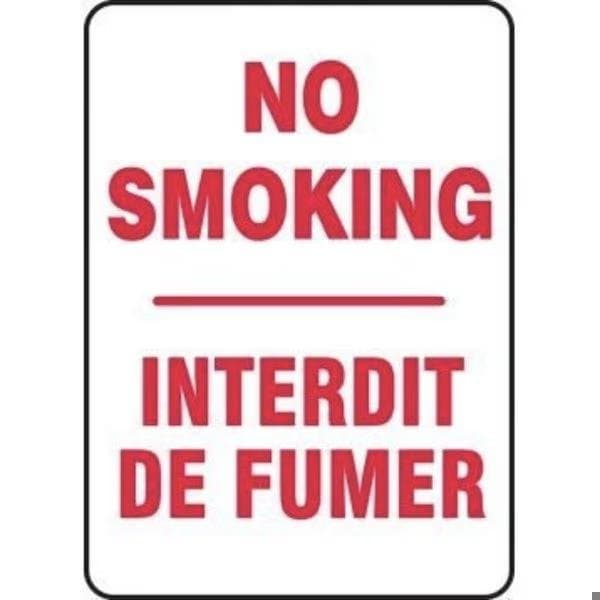 Accuform No Smoking Sign, FBMSMK419VA FBMSMK419VA - main